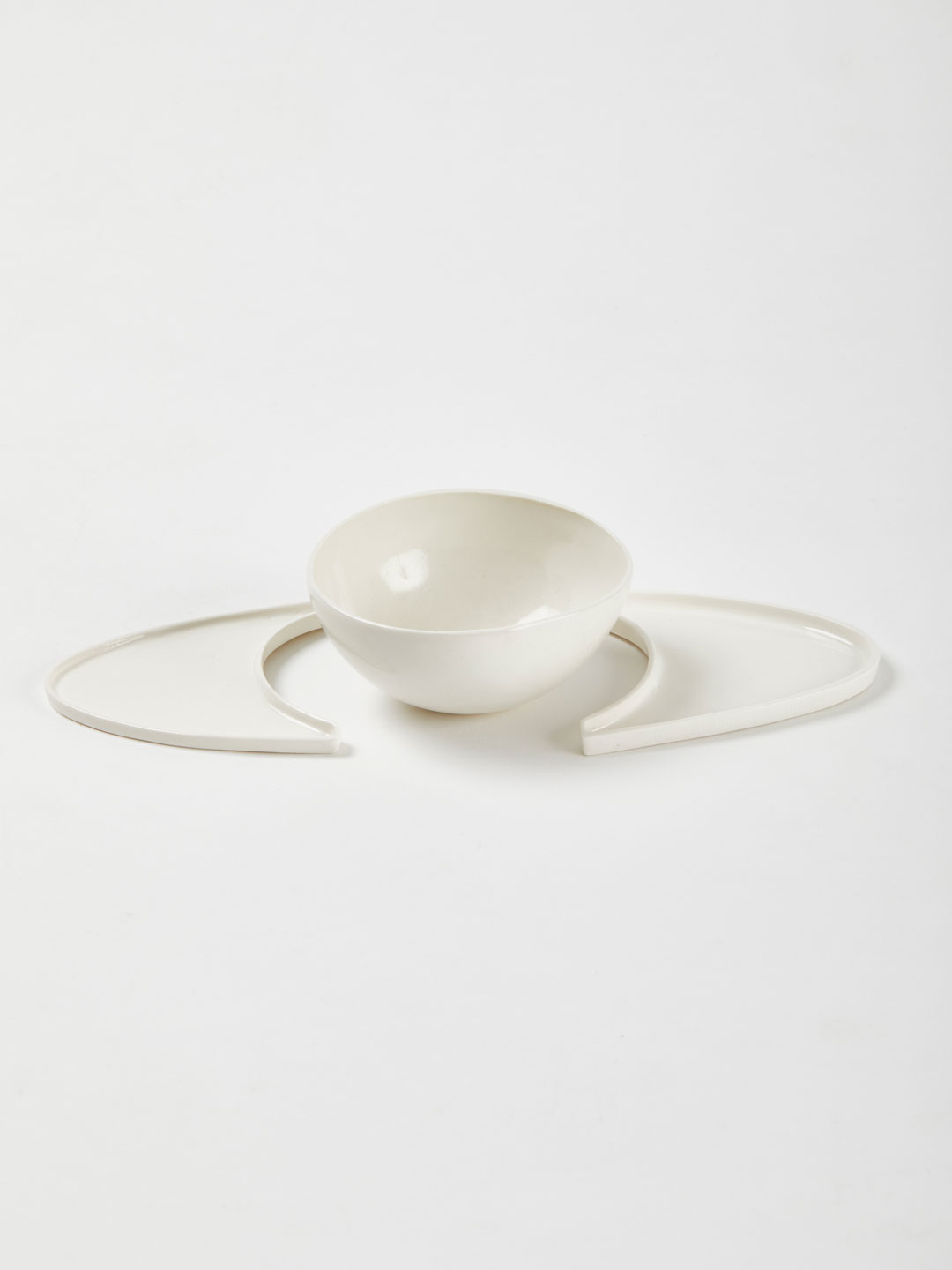 Waves Plates Set - Off White